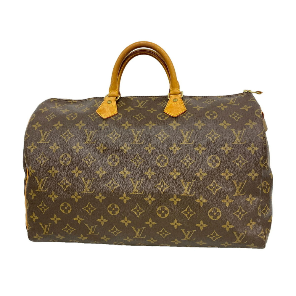 Louis Vuitton Monogram Speedy 40 Handbag M41106 Brown Women's